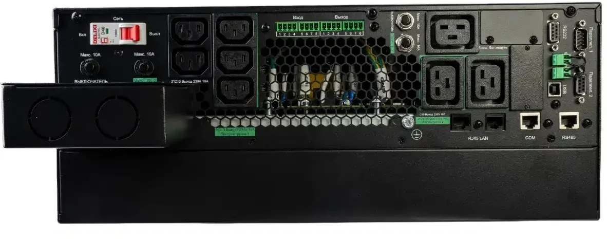 Источник бесперебойного питания Systeme Electriс SRT SRTSE6KRTXLIG2 6000Вт 6000ВА черный Gen 2 - фото 7