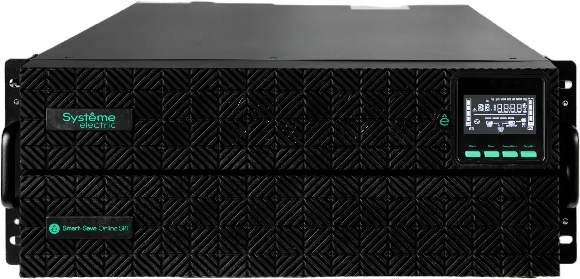 Источник бесперебойного питания Systeme Electriс SRT SRTSE6KRTXLIG2-NC 6000Вт 6000ВА черный Gen 2 - фото 2
