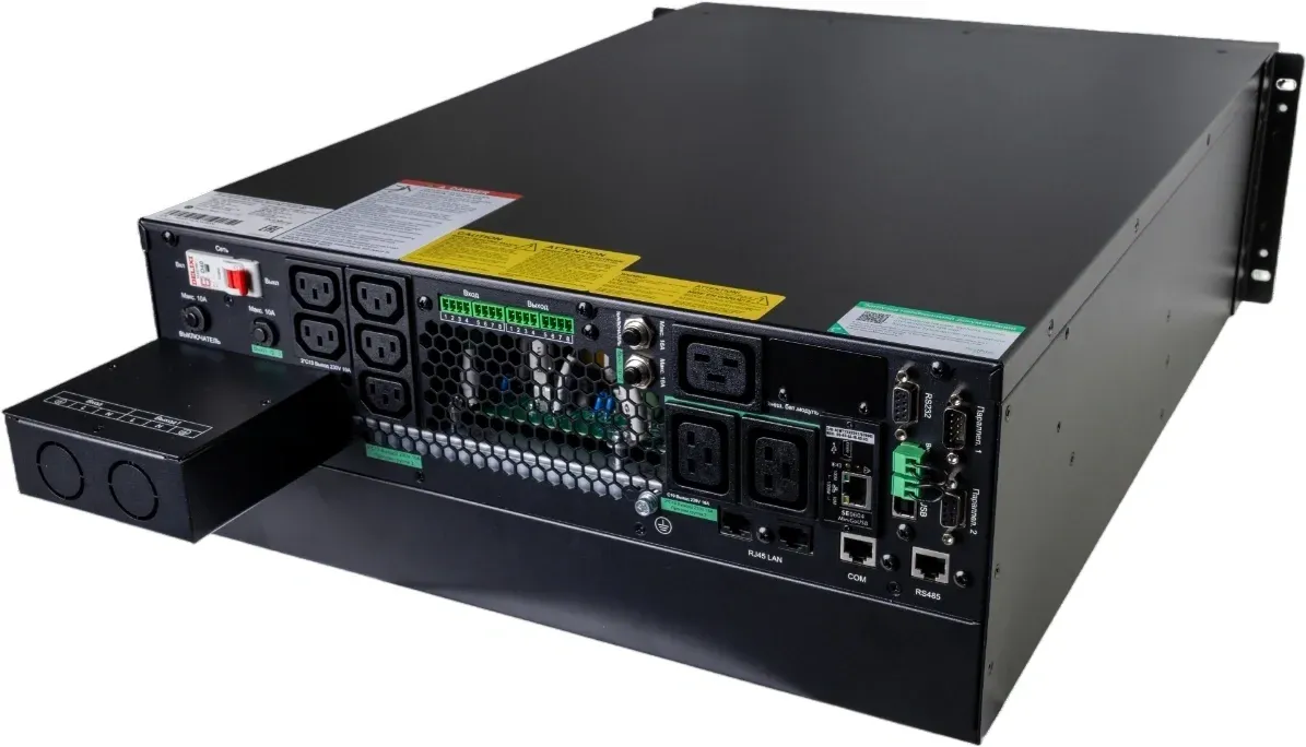 Источник бесперебойного питания Systeme Electriс SRT SRTSE6KRTXLIG2-NC 6000Вт 6000ВА черный Gen 2 - фото 6