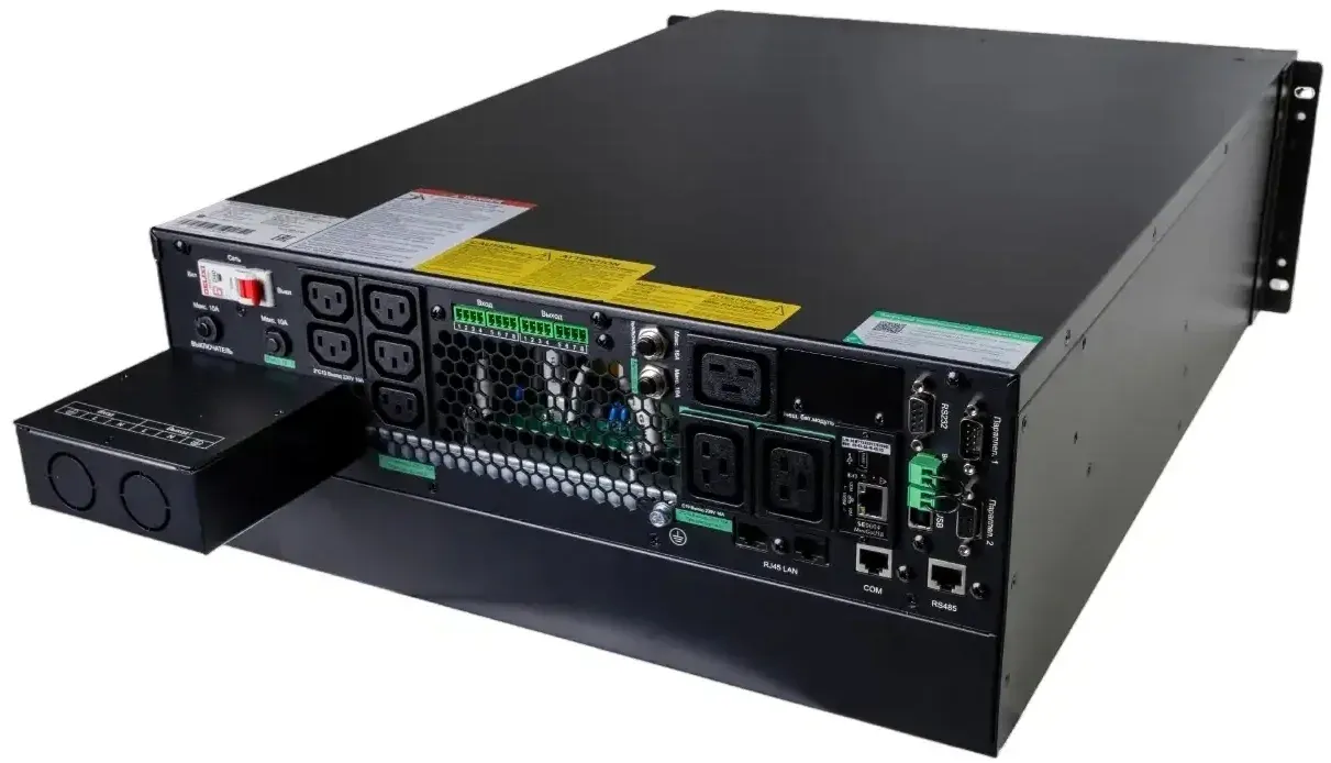 Источник бесперебойного питания Systeme Electriс SRT SRTSE10KRTXLIG2-NC 10000Вт 10000ВА черный Gen 2 - фото 6