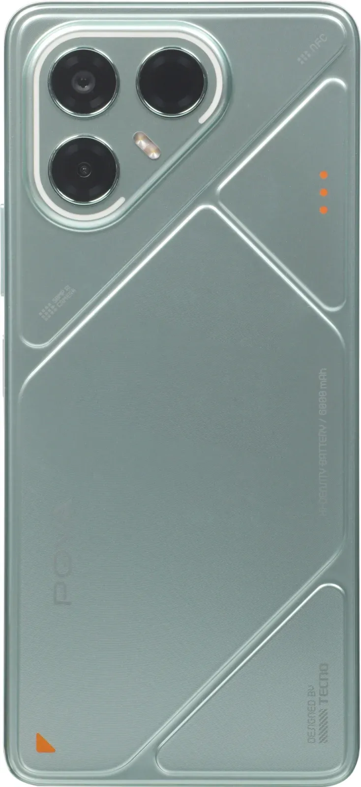 Смартфон Tecno Pova 7 5G 256Gb 8Gb зеленый моноблок 3G 4G 2Sim 6.78 1080x2460 Android 15 50Mpix 802.11 a/b/g/n/ac/ax NFC GPS GSM900/1800 Protect microSD max1024Gb - фото 5