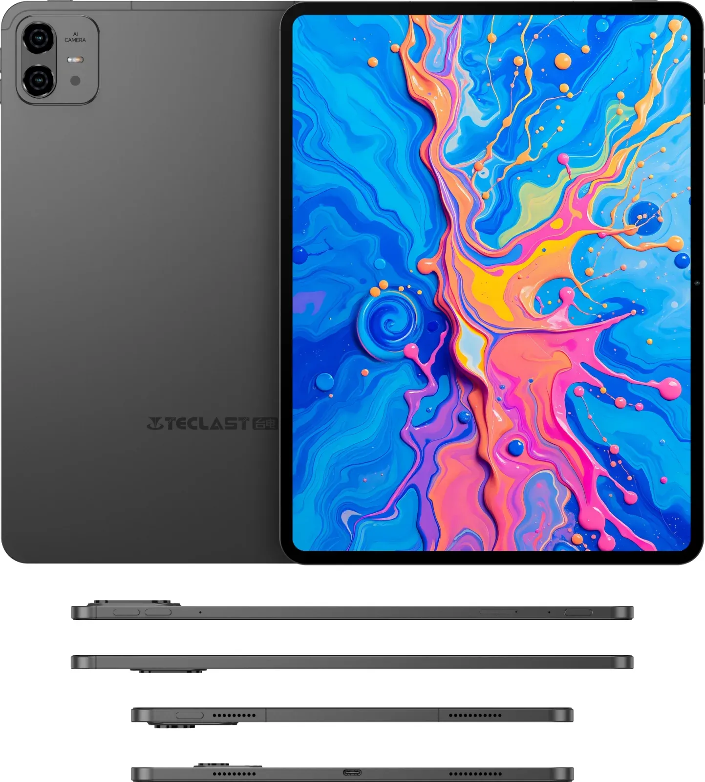 Планшет Teclast ArtPad Pro Premium Set G99 2.2 8C RAM8Gb ROM256Gb 12.7 IPS 2176x1600 4G Android 15 черный 13Mpix 8Mpix BT WiFi microSD 256Gb 10000mAh 11hr - фото 4