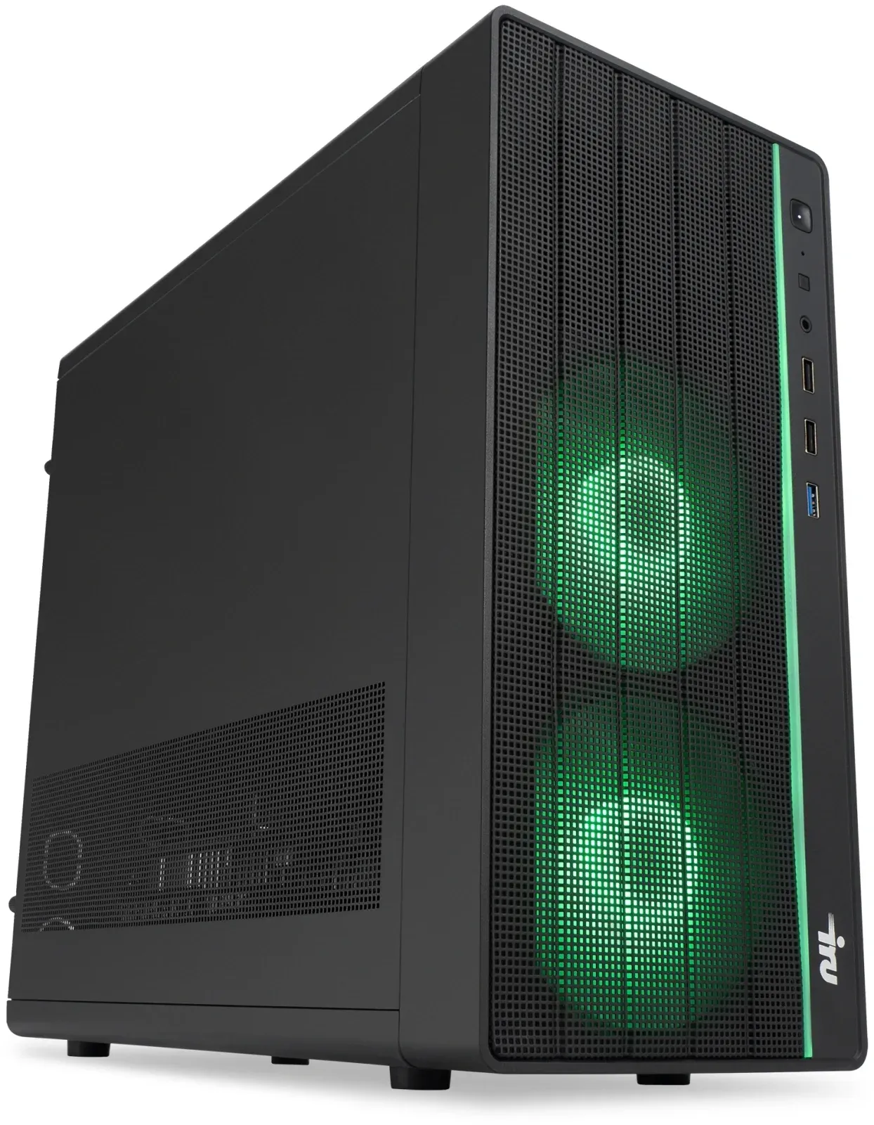 ПК IRU Tactio 310H6SEA MT i5 13400F 2.5 16Gb SSD1Tb RTX5060 8Gb FreeDOS GbitEth 500W черный 2121906 - фото 5