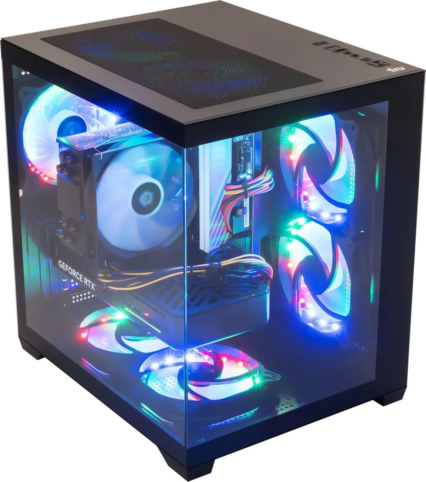 ПК IRU Tactio 310H6AE MT i5 13400F 2.5 32Gb SSD1Tb RTX5060 8Gb FreeDOS GbitEth 600W черный 2121936 - фото 4