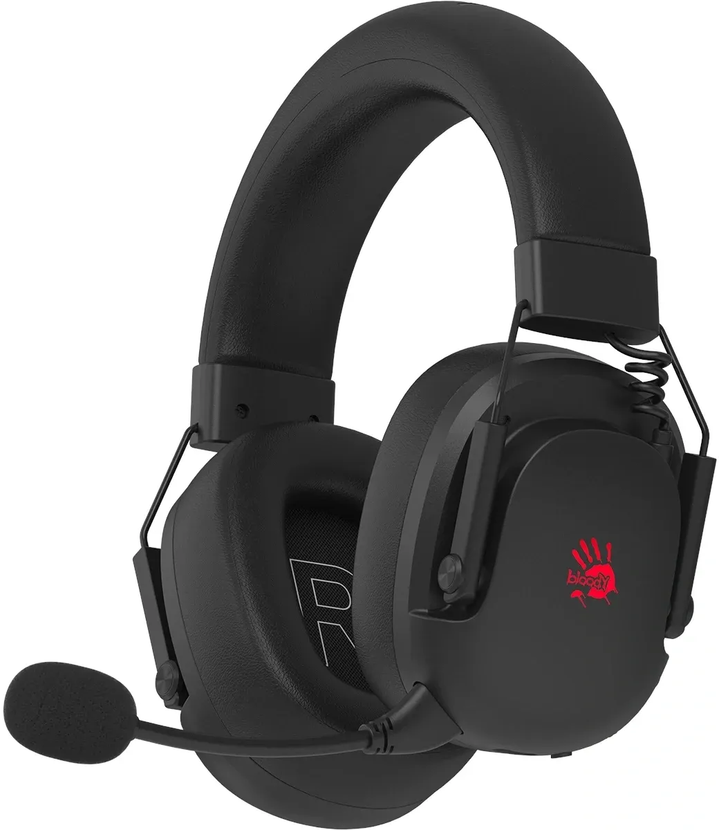 Наушники с микрофоном A4Tech Bloody GR585 черный мониторные BT/Radio/3.5mm оголовье - фото 3