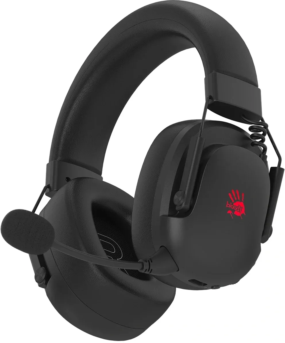 Наушники с микрофоном A4Tech Bloody GR585 черный мониторные BT/Radio/3.5mm оголовье - фото 4