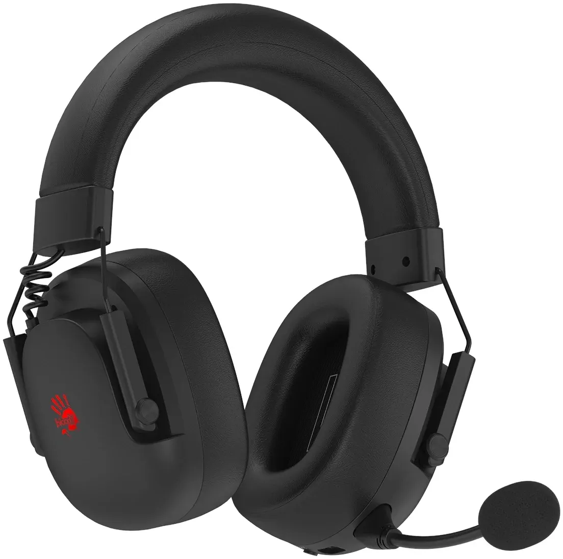 Наушники с микрофоном A4Tech Bloody GR585 черный мониторные BT/Radio/3.5mm оголовье - фото 6