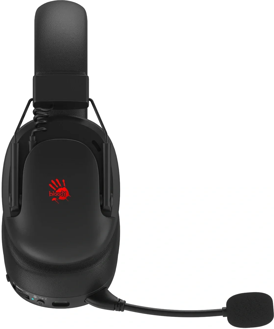 Наушники с микрофоном A4Tech Bloody GR585 черный мониторные BT/Radio/3.5mm оголовье - фото 7
