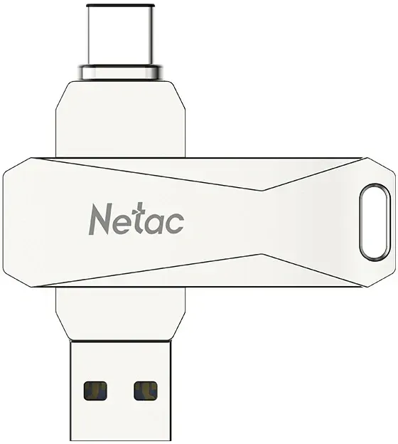 Флеш Диск Netac 32GB U782C NT03U782C-032G-32PN USB3.0 серебристый, 32 ГБ - фото 3