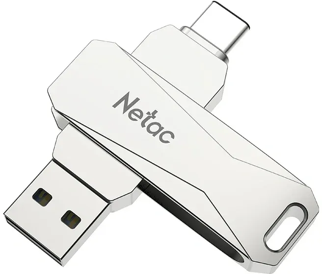 Флеш Диск Netac 64GB U782C NT03U782C-064G-32PN USB3.0 серебристый, 64 ГБ - фото 4
