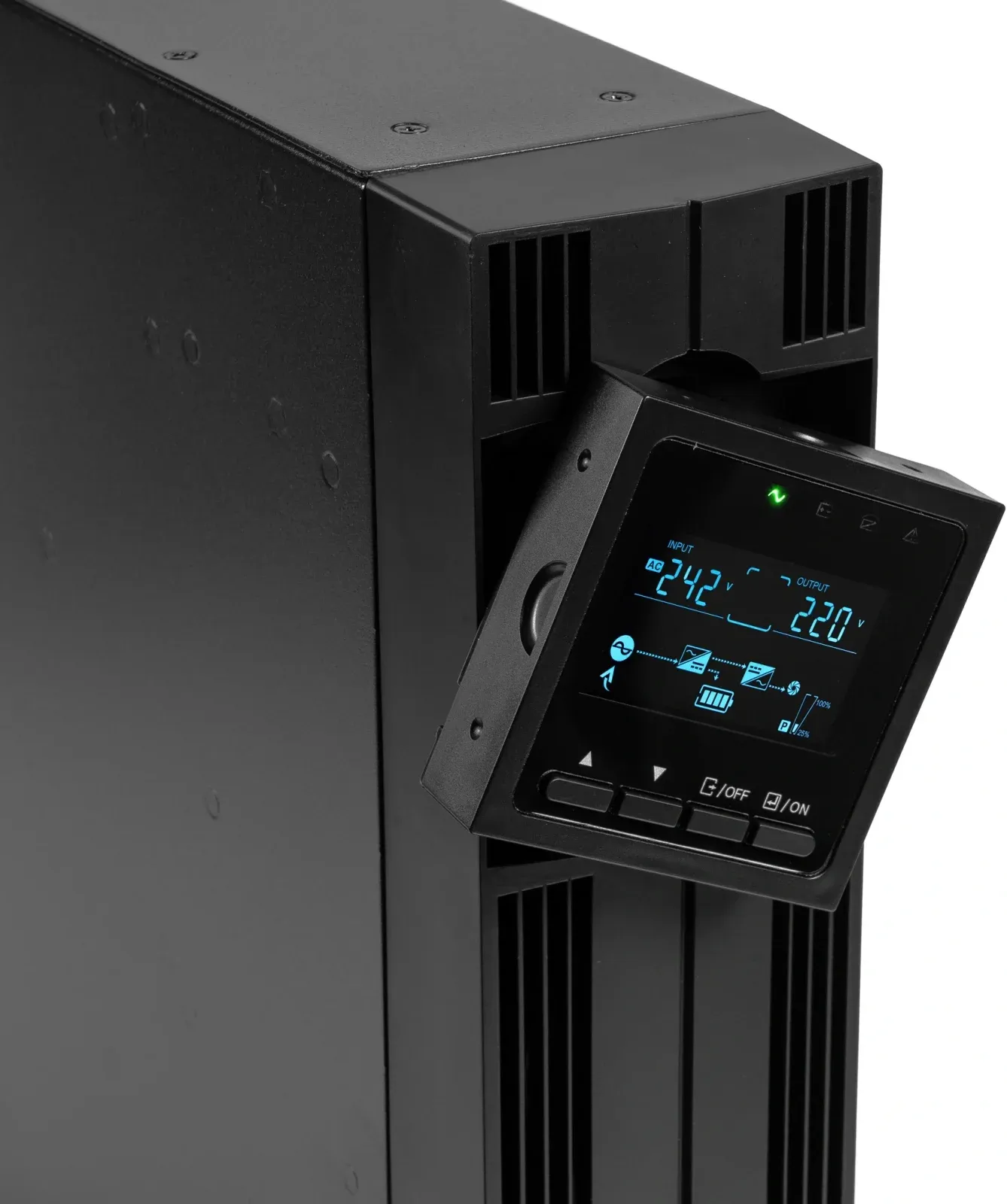 Источник бесперебойного питания Бастион 2000-Rack-ON-4X9-E P3 2000Вт 2000ВА черный - фото 8