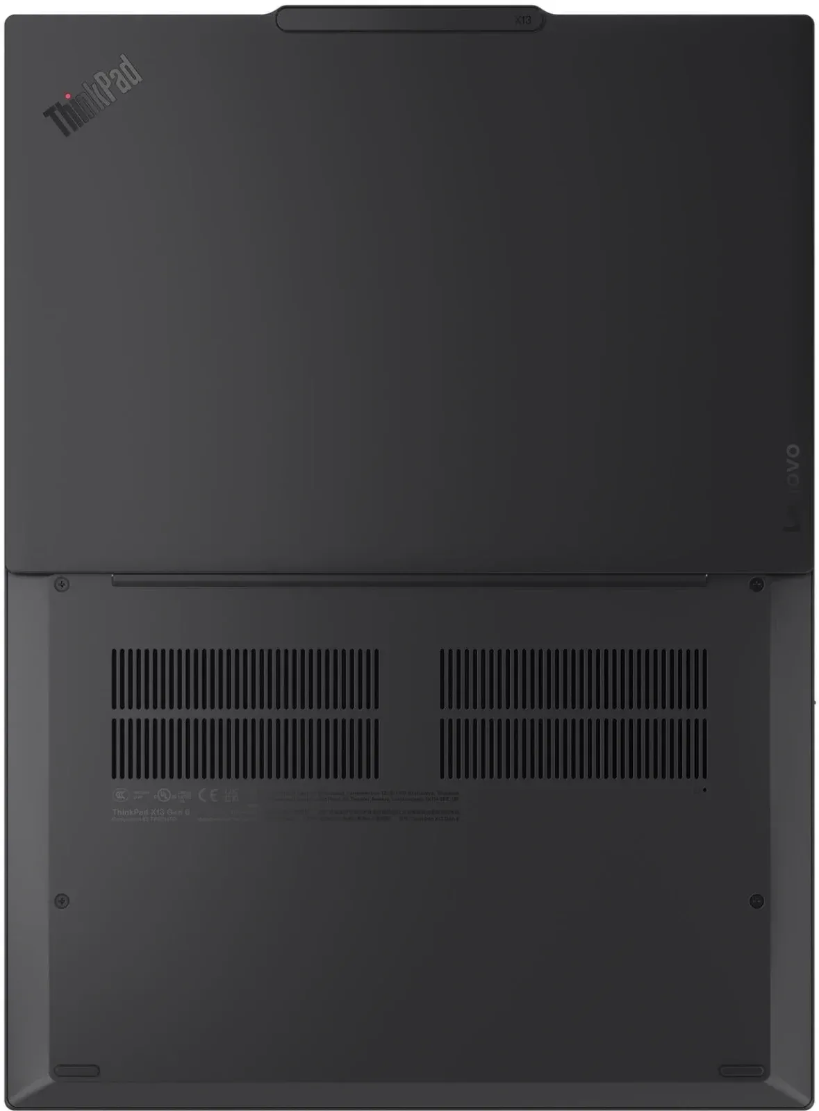 Ноутбук Lenovo ThinkPad X13 Gen 6 Core Ultra 5 235U 32Gb SSD512Gb Intel UHD Graphics 13.3 IPS WUXGA 1920x1200 Windows 11 Pro 64 black WiFi BT Cam 21RLS2TU00 - фото 4