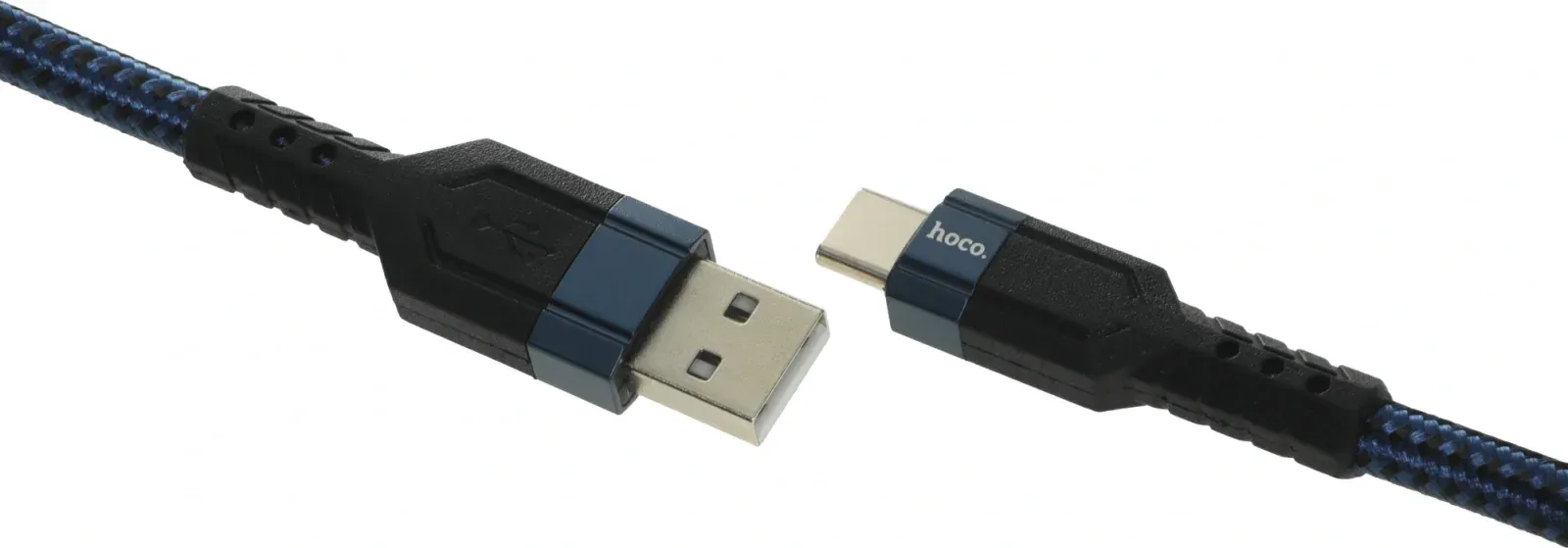 Кабель Hoco U110 70615 USB m-USB Type-C m 1.2м синий - фото 4