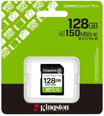 Флеш карта SDXC 128GB Kingston SDS3/128GB Canvas Select Plus V10 w/o adapter - фото 7