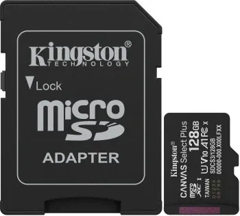 Флеш карта microSDXC 128GB Kingston SDCS3/128GB Canvas Select Plus V10 A1 + adapter - фото 6