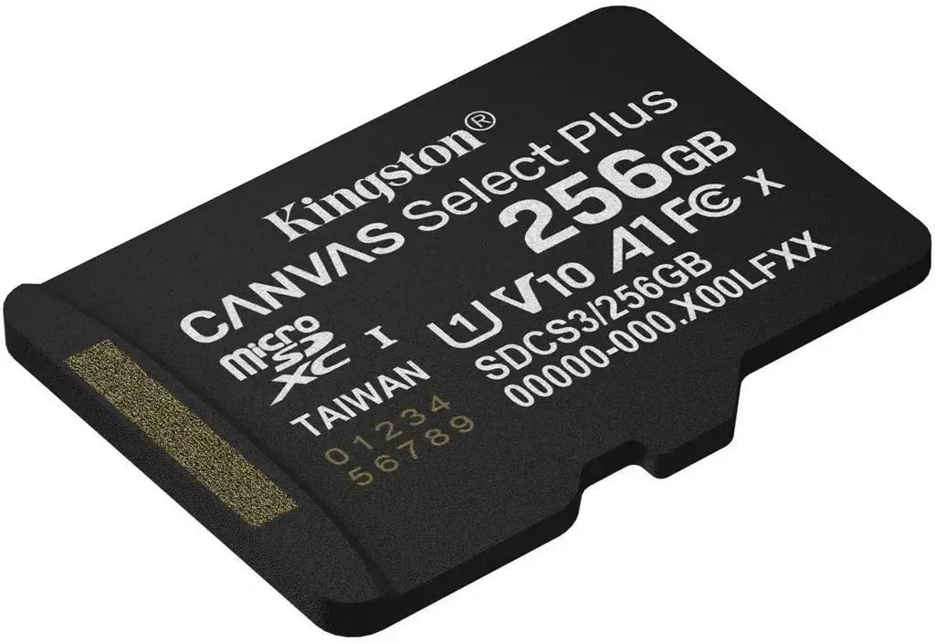 Флеш карта microSDXC 256GB Kingston SDCS3/256GB Canvas Select Plus V10 A1 + adapter - фото 6
