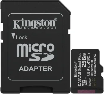 Флеш карта microSDXC 256GB Kingston SDCS3/256GB Canvas Select Plus V10 A1 + adapter - фото 7