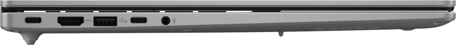 Ноутбук Asus VivoBook 16 M1607KA-MB151 Ryzen AI 5 330 16Gb SSD512Gb AMD Radeon 820M 16 IPS WUXGA 1920x1200 без ОС silver WiFi BT Cam 90NB15F2-M00AA0 - фото 8
