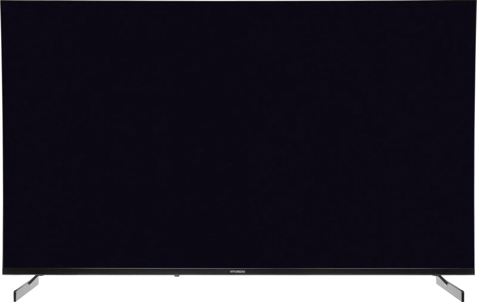 Телевизор LED Hyundai 55 H-LED55BU7011 Google TV Frameless Metal черный 4K Ultra HD 60Hz MEMC DVB-T DVB-T2 DVB-C DVB-S DVB-S2 USB WiFi Smart TV - фото 2