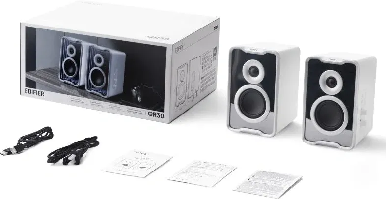 Колонки Edifier QR30 2.0 белый 30Вт - фото 4