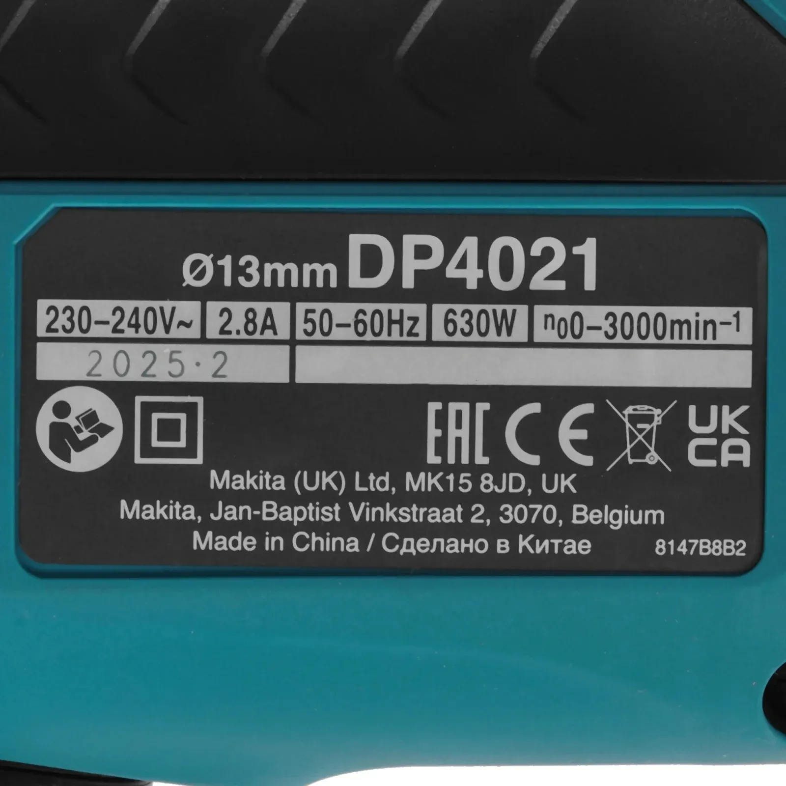 Дрель безударная Makita DP4021 630Вт патрон:быстрозажимной реверс - фото 4