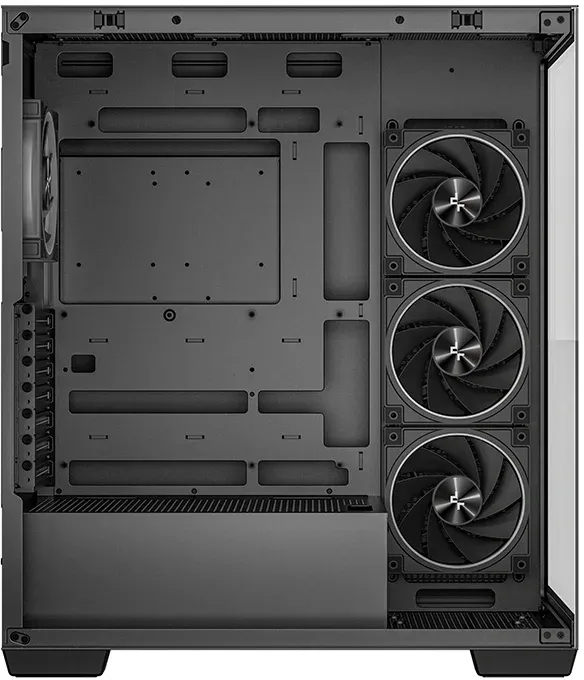 Корпус Deepcool CG580 4F V2 черный без БП ATX 6x120mm 4x140mm 2xUSB3.0 audio bott PSU - фото 4