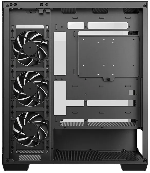 Корпус Deepcool CG580 4F V2 черный без БП ATX 6x120mm 4x140mm 2xUSB3.0 audio bott PSU - фото 5
