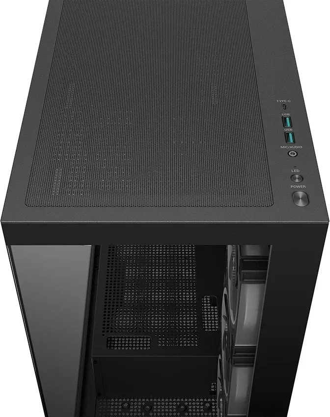 Корпус Deepcool CG580 4F V2 черный без БП ATX 6x120mm 4x140mm 2xUSB3.0 audio bott PSU - фото 8