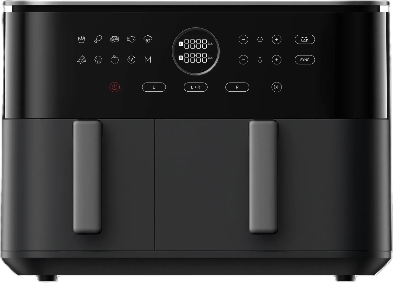 Аэрогриль Xiaomi Dual Zone Air Fryer 10L EU 10л 2700Вт черный BHR07SGEU - фото 1