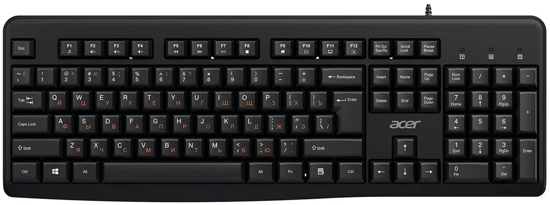 Клавиатуры ACER OKW500 черный - фото 1