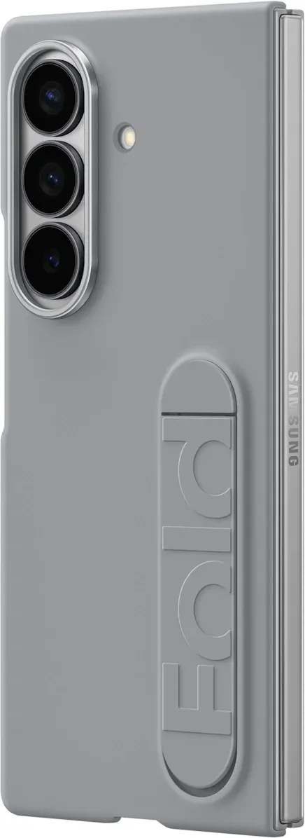 Чехол клип-кейс Samsung для Samsung Galaxy Z Fold7 Silicone Case серый EF-MF966CJEGRU - фото 4