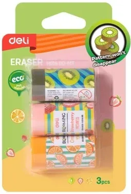 Ластики DELI EH01400-MT ассорти - фото 4
