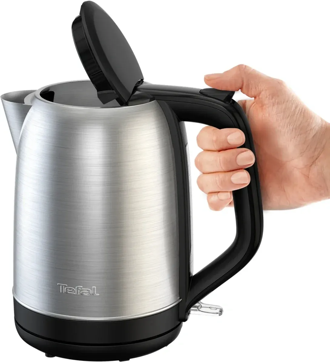 Чайник электрический Tefal KO5S0DE0 1.7л. 2400Вт серебристый/черный корпус: металл/пластик 7211419519 - фото 8