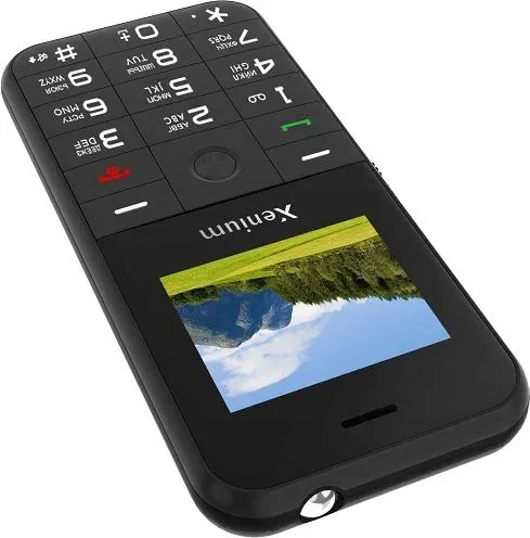 Мобильный телефон Xenium X718 черный моноблок 2Sim 1.77 128x160 Spreadtrum ThreadX RTOS 0.3Mpix GSM900/1800 MP3 FM microSD max32Gb - фото 3