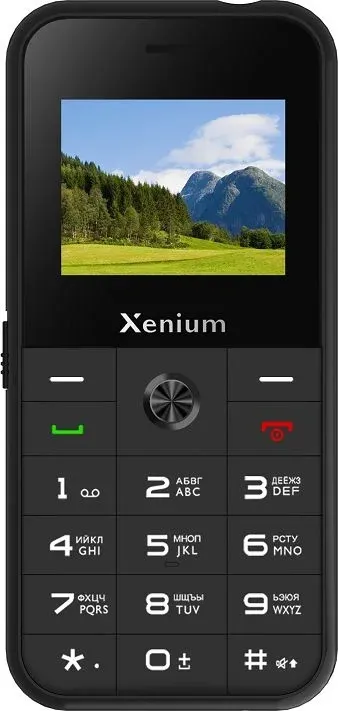 Мобильный телефон Xenium X718 черный моноблок 2Sim 1.77 128x160 Spreadtrum ThreadX RTOS 0.3Mpix GSM900/1800 MP3 FM microSD max32Gb - фото 4