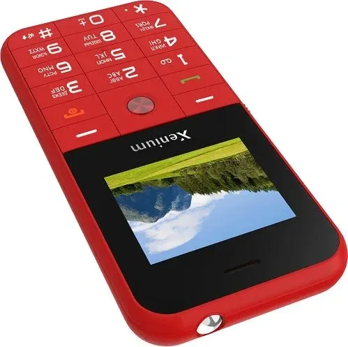 Мобильный телефон Xenium X718 красный моноблок 2Sim 1.77 128x160 Spreadtrum ThreadX RTOS 0.3Mpix GSM900/1800 MP3 FM microSD max32Gb - фото 3