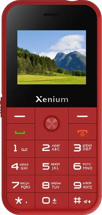 Мобильный телефон Xenium X718 красный моноблок 2Sim 1.77 128x160 Spreadtrum ThreadX RTOS 0.3Mpix GSM900/1800 MP3 FM microSD max32Gb - фото 4