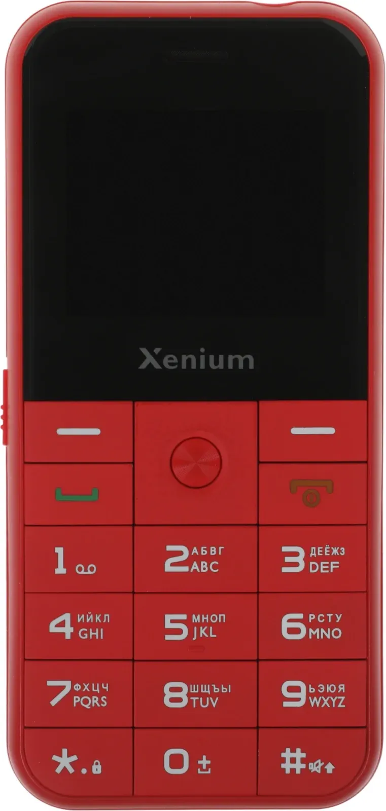 Мобильный телефон Xenium X718 красный моноблок 2Sim 1.77 128x160 Spreadtrum ThreadX RTOS 0.3Mpix GSM900/1800 MP3 FM microSD max32Gb - фото 5