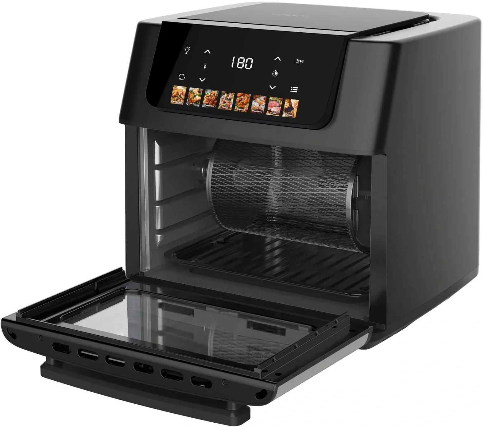 Аэрогриль Vitek VT-AF7001 16л 2000Вт черный - фото 3