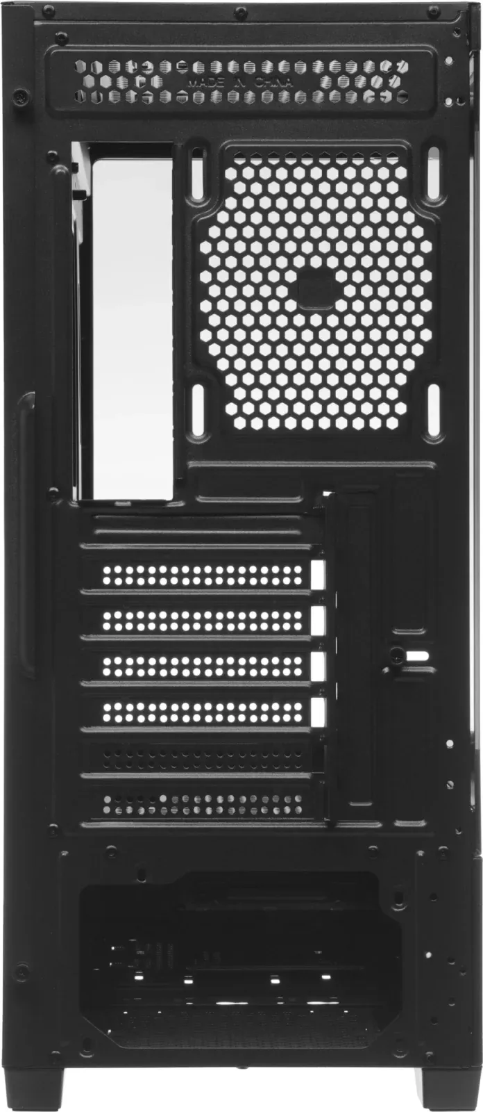 Корпус Accord ACC-EL1B TG черный без БП ATX 2xUSB2.0 1xUSB3.1 audio bott PSU - фото 7