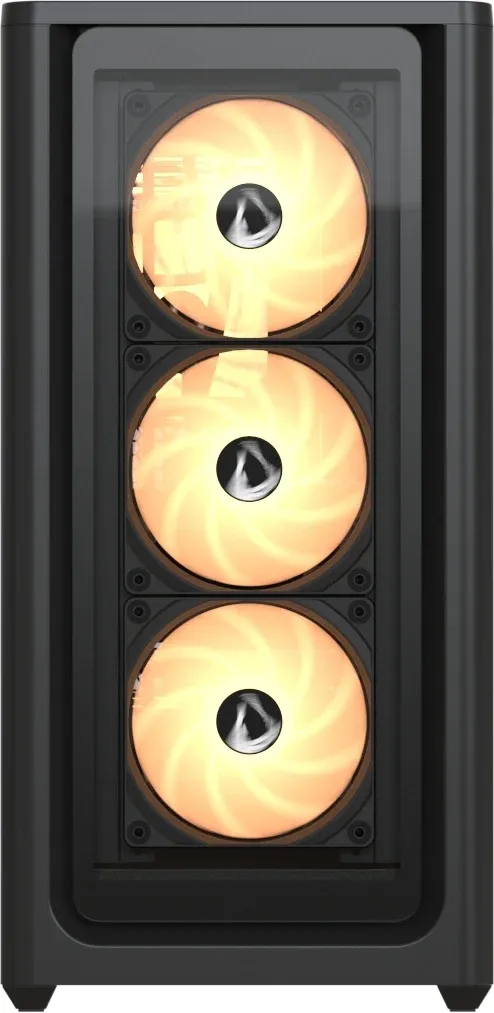 Корпус Formula Air Power G9 Duo черный без БП ATX 12x120mm 3x140mm 2xUSB3.0 audio bott PSU - фото 6