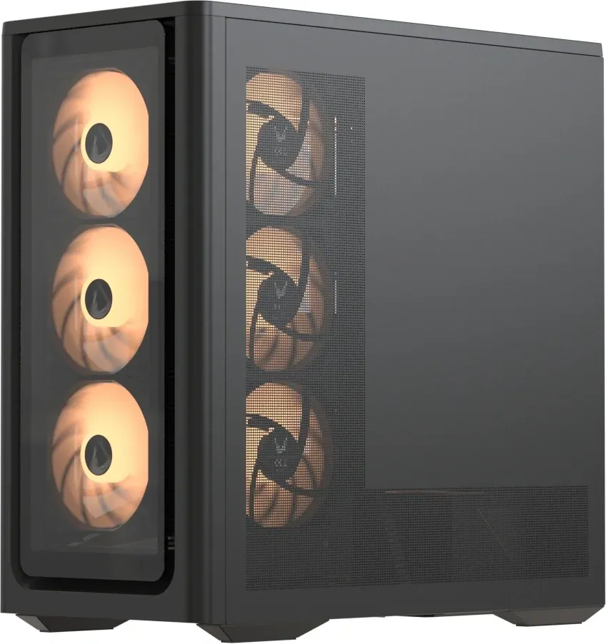 Корпус Formula Air Power G9 Duo черный без БП ATX 12x120mm 3x140mm 2xUSB3.0 audio bott PSU - фото 8