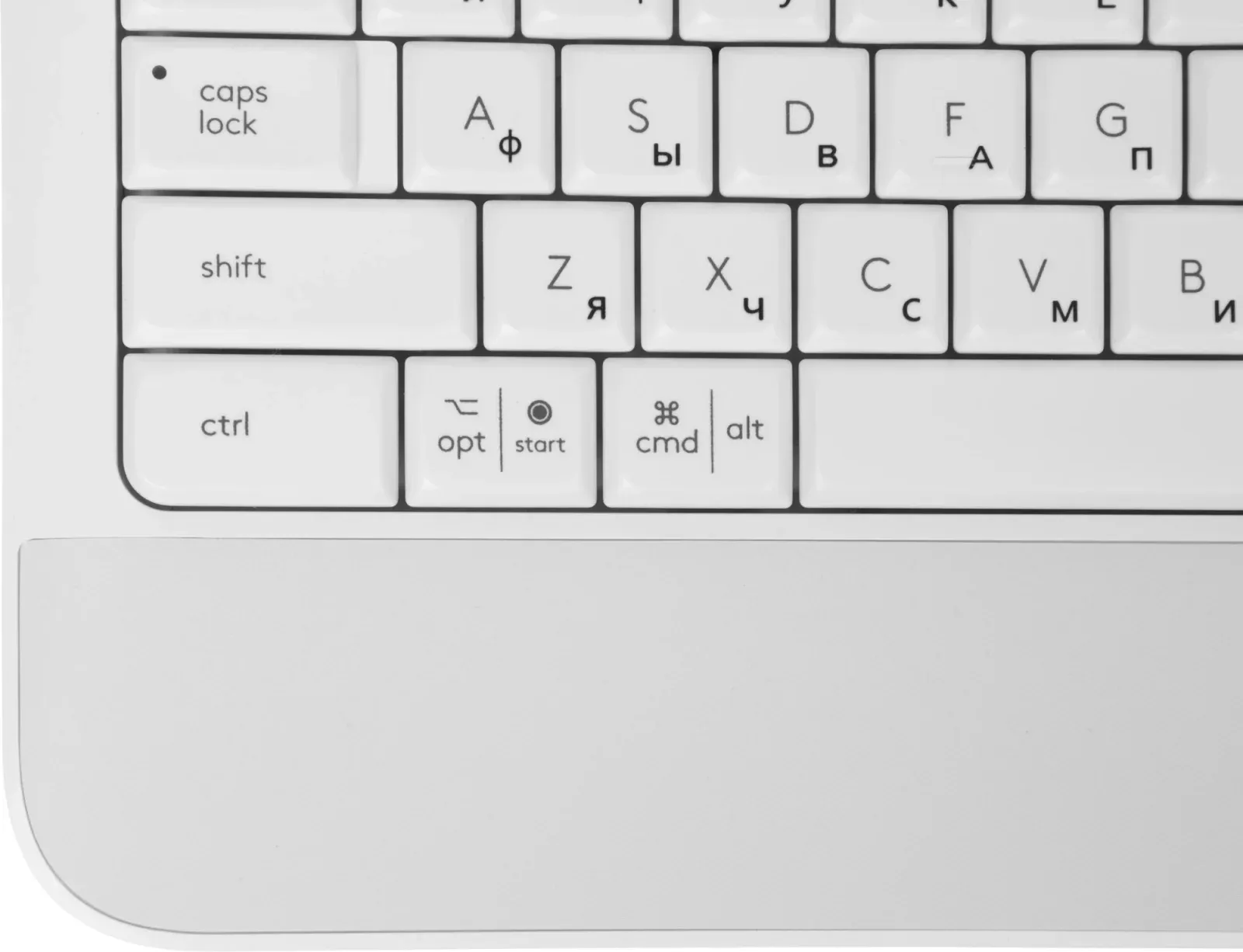 Клавиатура Logitech K650 белый USB беспроводная BT/Radio Multimedia подставка для запястий 920-010986 - фото 3
