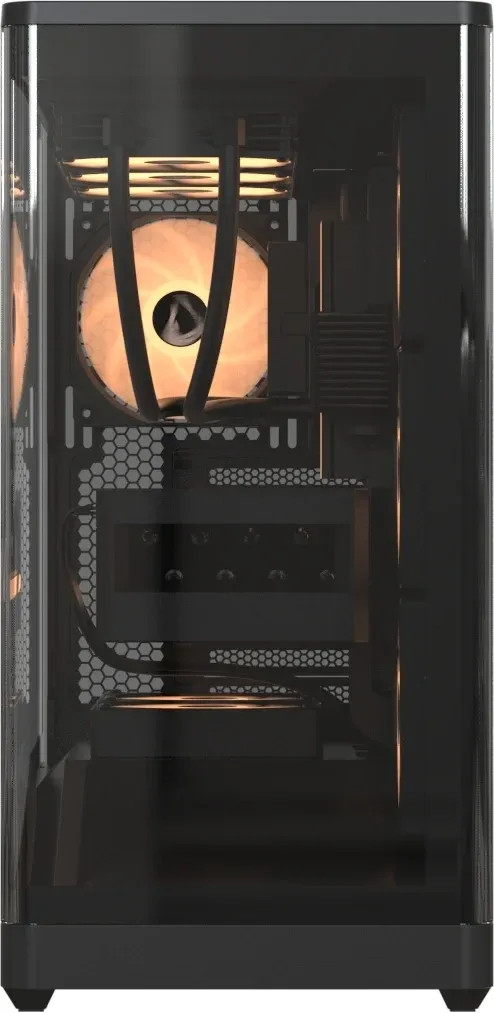 Корпус Formula Crystal U9 черный без БП ATX 9x120mm 3x140mm 2xUSB3.0 audio bott PSU - фото 3