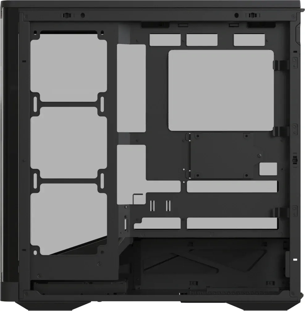 Корпус Formula Crystal U9 черный без БП ATX 9x120mm 3x140mm 2xUSB3.0 audio bott PSU - фото 5