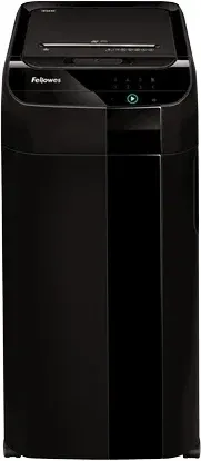 Шредер Fellowes AutoMax 450C черный с автоподачей секр.P-4 фрагменты 450лист. 68лтр. скрепки скобы пл.карты CD - фото 2
