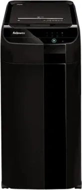 Шредер Fellowes AutoMax 450C черный с автоподачей секр.P-4 фрагменты 450лист. 68лтр. скрепки скобы пл.карты CD - фото 8