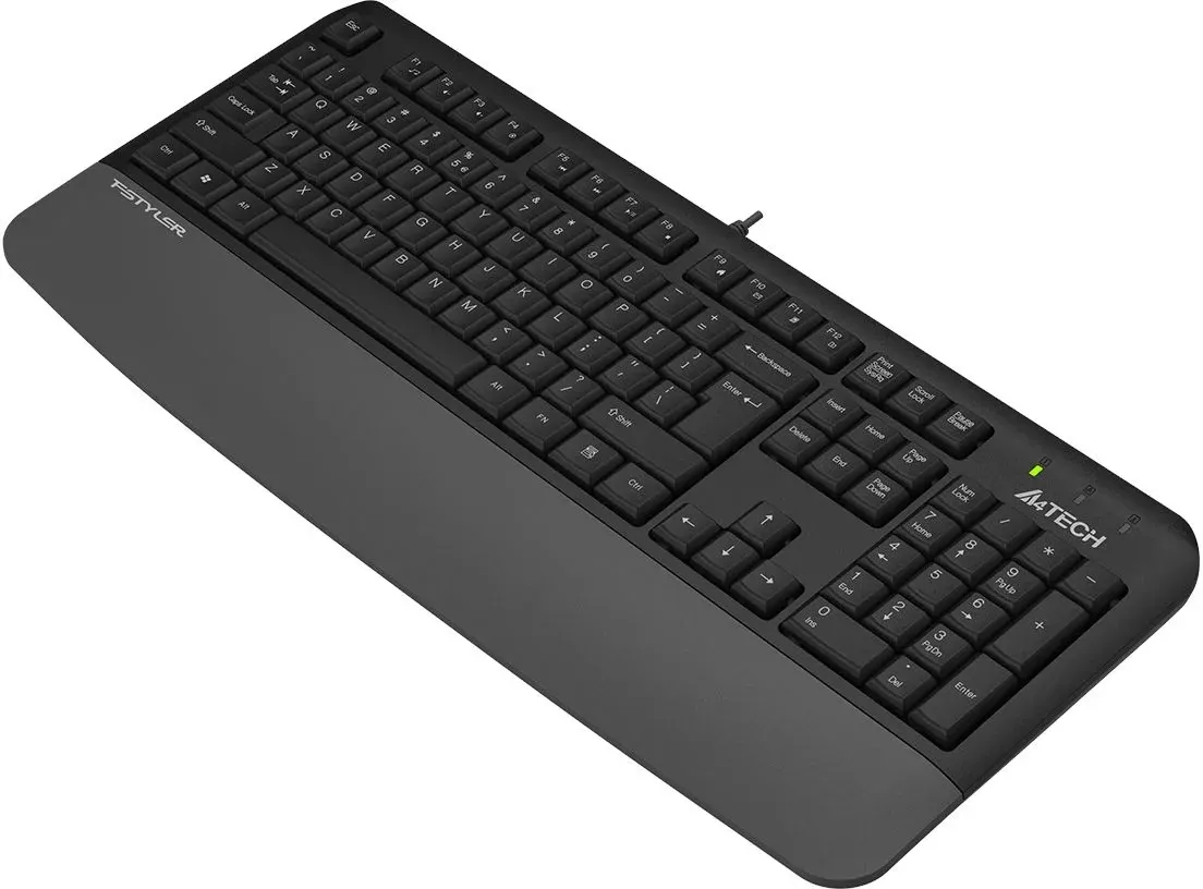 Клавиатура A4Tech Fstyler FK20 серый USB Multimedia подставка для запястий FK20 кабель 1.5м - фото 5