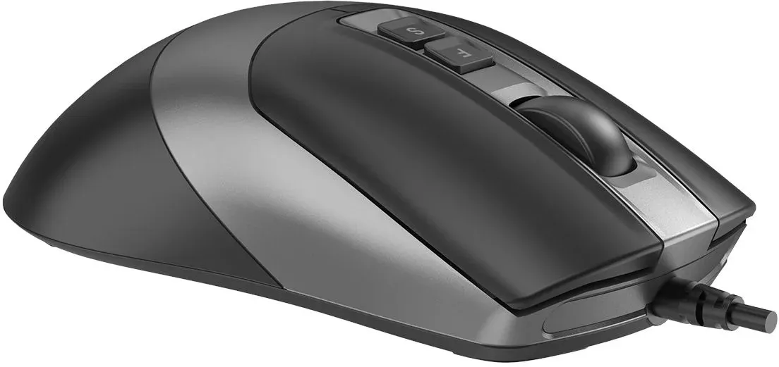 Мышь A4Tech Fstyler FM50S Plus черный оптическая 4000dpi silent USB 7but - фото 2