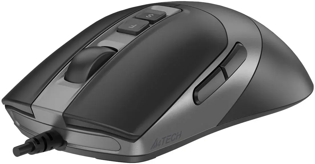 Мышь A4Tech Fstyler FM50S Plus черный оптическая 4000dpi silent USB 7but - фото 3